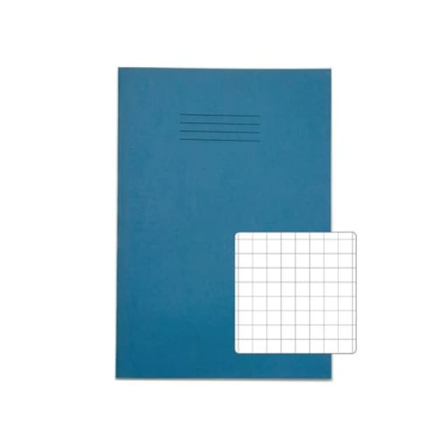 Rhino A4+ Exercise Book 80 Page S10 Light Blue (50 Pack) VDU080-317-2