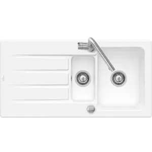 Villeroy & Boch Architectura 1.5 Bowl Ceramic Kitchen Sink - White