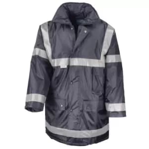 Result Mens Work-Guard Workwear Management Coat (3XL) (Navy Blue)
