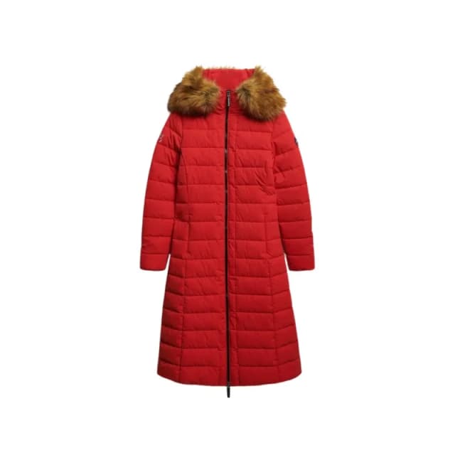 Superdry Womens long jacket Superdry New Arctic Rouge Female L