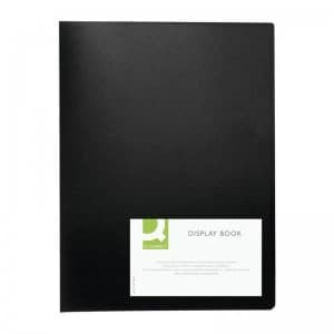Q Connect Display Book 20pocket Black