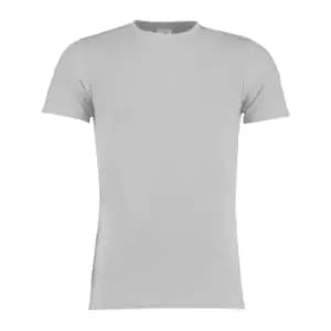 Kustom Kit Mens Superwash 60 Fashion Fit T-Shirt (2XL) (Light Grey Marl)