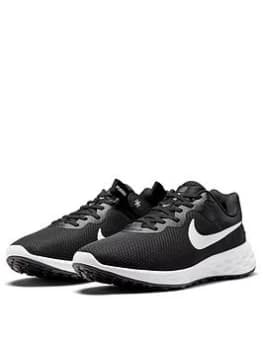 Nike Revolution 6 Flyease - Black/White, Size 11, Men