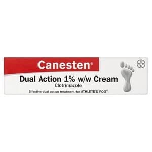 Canesten Athletes Foot Dual Action 15g Cream
