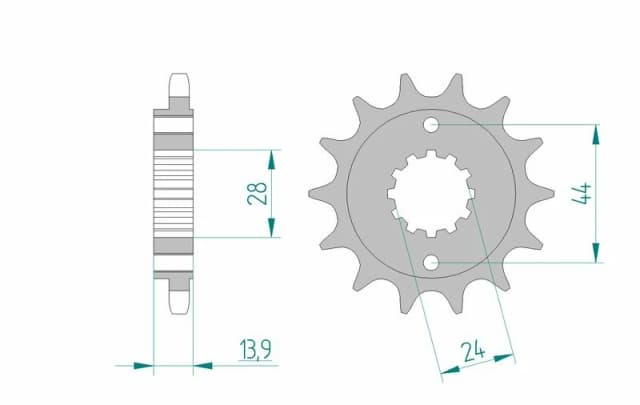 AFAM Steel Standard Front Sprocket 20606 - 525
