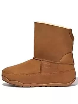 FitFlop Mukluk Shearling Lined Boots - Tan, Size 8, Women