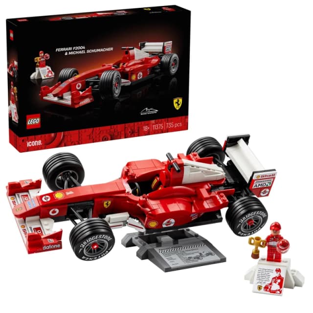 LEGO Icons LEGO Icons: Schumacher & Ferrari Car - LEGO Icons Male RT90601