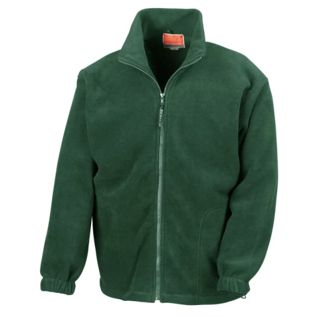 Result Result Men Polartherm Fleece Jacket in Green Size: X-Small Green XS Male 5063527289926