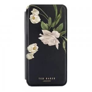 Ted Baker iPhone 11 Elderflower Folio Phone Case - Black