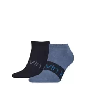 Calvin Klein Sneaker Socks 2 Pack Mens - Blue