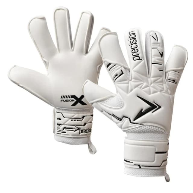 Precision Precision Men Fusion X Pro Classic Hybrid Giga Goalkeeper Gloves in White Size: 10 White 10 Male 5063527946300