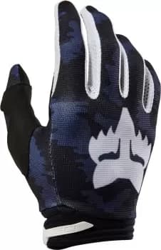 FOX 180 Nuklr Motocross Gloves, blue Size M blue, Size M