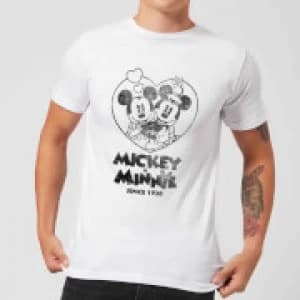 Disney Minnie Mickey Since 1928 T-Shirt - White - 3XL