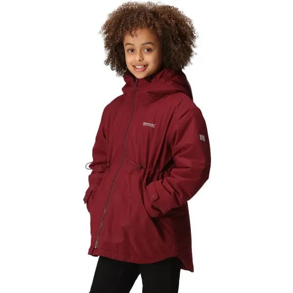 Regatta Girls Violane Waterproof Breathable Parka Jacket 15-16 Years Burgundy RKP264G-173-15