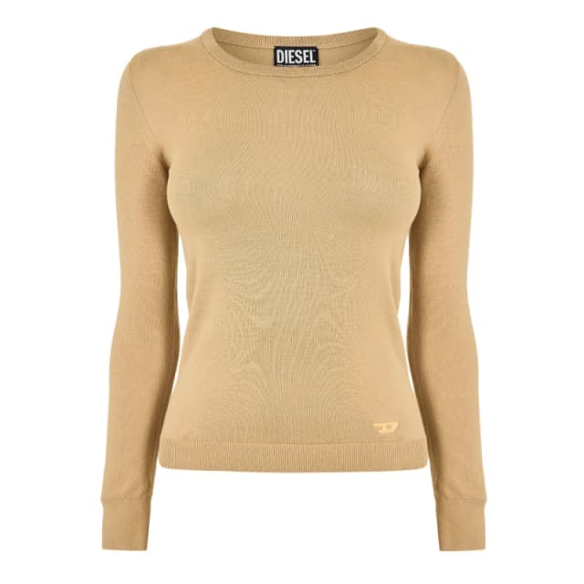 Diesel Womens Ariane Mgli Knitted Hoodie Pink female 6