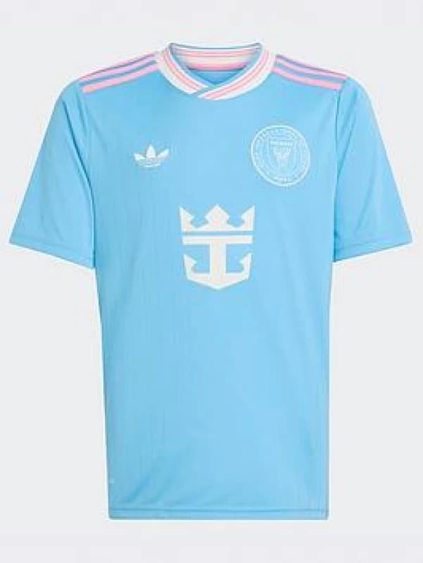 adidas Inter Miami Third Shirt 2025 2026 Juniors - Blue Male 7 - 8 Years