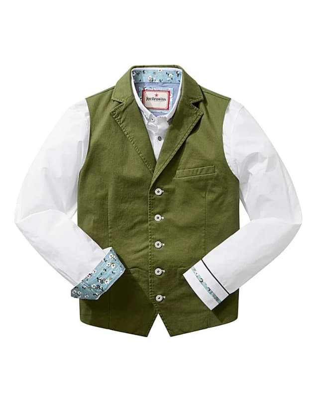 Joe Browns Joe Browns Exceptional Waistcoat Green - Joe Browns - Size: 48 Green Male 48 JB05506