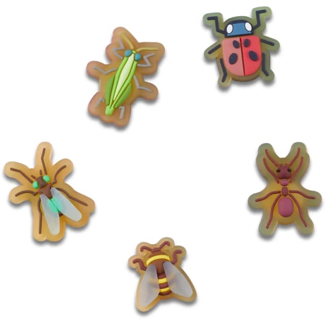 Crocs Jibbitz Crocs Tiny Insects (x5) Jaune Unisex TU