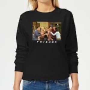 Friends Cast Shot Womens Sweatshirt - Black