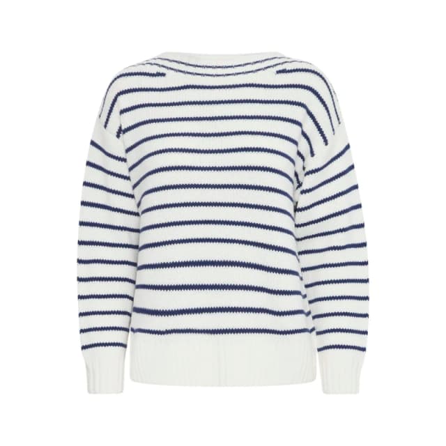 b.Young Womens striped sweater b.young Nagla Blanc Female S