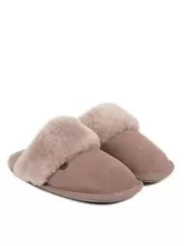 Just Sheepskin Ladies Duchess Sheepskin Slippers - Light Brown, Light Brown, Size 5, Women