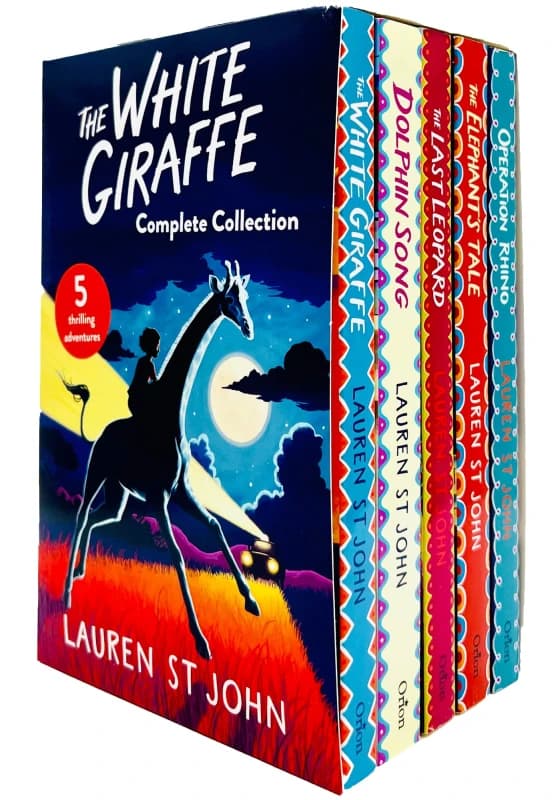 The White Giraffe Complete 5 Book Collection By Lauren St John Childrens Adventure Series Lauren St John Books