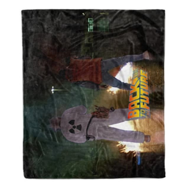 Back to the Future First Test Fleece Blanket - M