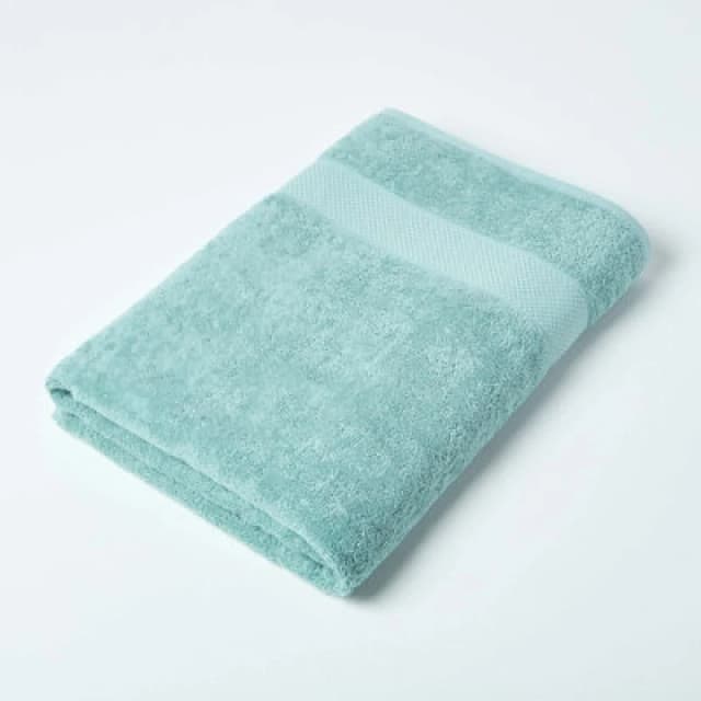 Homescapes Turkish Cotton Jumbo Towel, Mint Green