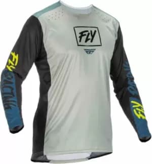 Fly Racing Lite Motocross Jersey, grey-blue, Size S, grey-blue, Size S