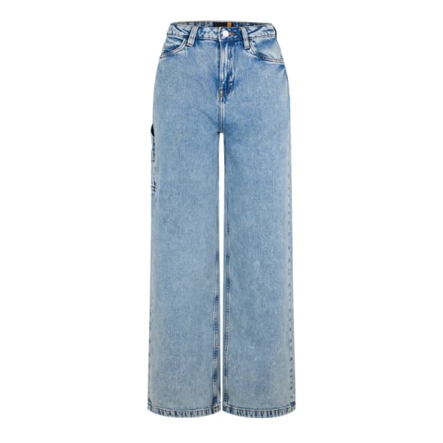 Timberland Womens Denim Carpenter Straight Leg Jeans Salt Coast female 23