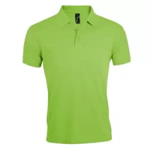 SOLs Mens Prime Pique Plain Short Sleeve Polo Shirt (3XL) (Apple Green)