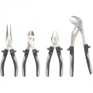 Toolcraft 814611 Professional Work Pliers Set 4 Piece