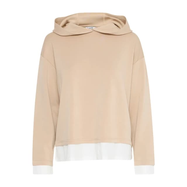b.Young Womens hooded sweatshirt b.young Tullas Mix Beige Female M