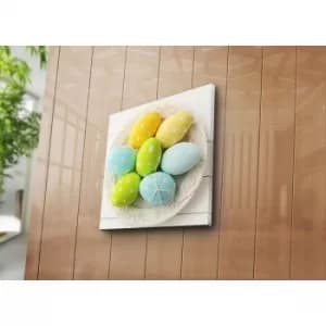 EASC-14 Multicolor Decorative Canvas Painting