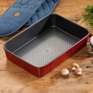 Hairy Bikers Extra Large Roasting Tin - Red