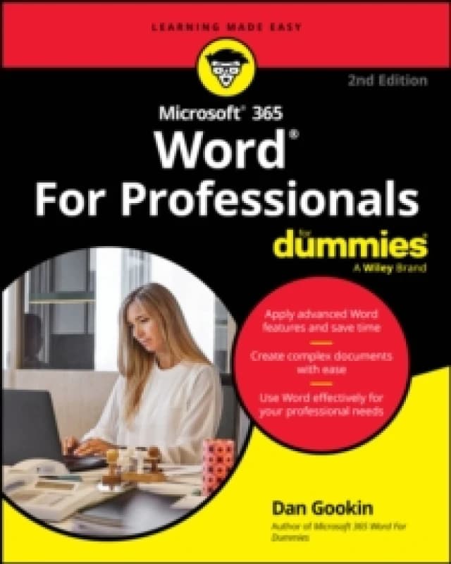 Microsoft 365 Word For Professionals For Dummies Paperback / softback