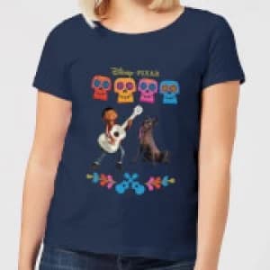 Coco Miguel Logo Womens T-Shirt - Navy - L