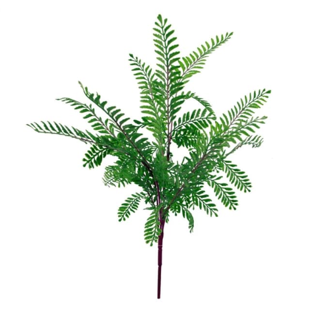 Leaf 55cm Himalayan Maidenhair Fern Bush - Dark Green Artificial Plant