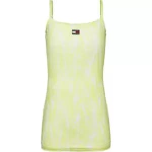 Tommy Jeans Psychedelic Mesh Dress - Yellow