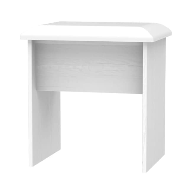 Stafford Stool In Signature White (Ready Assembled)