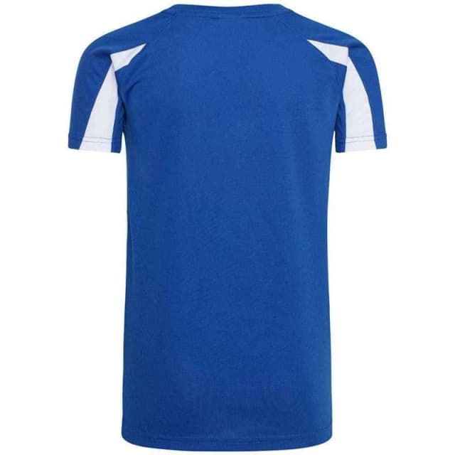 AWDis Cool Contrast Moisture Wicking T-Shirt in Blue Size: 12-13 Years Blue Unisex 12-13 Years