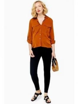Topshop Maternity 30' Holding Power Joni Jeans - Black