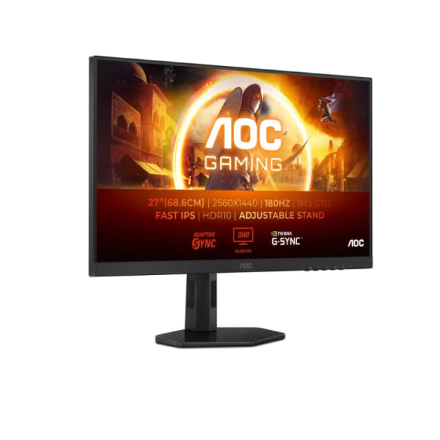AOC AGON Q27G4XF 27 IPS QHD 180Hz 0.5ms Gaming Monitor Q27G4XF Black