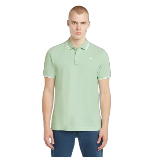 G-Star Striped polo shirt G-Star Dunda Vert Male S