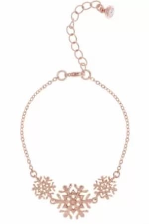 Ted Baker Ladies Rose Gold Plated Snowflake Bracelet TBJ1669-24-03