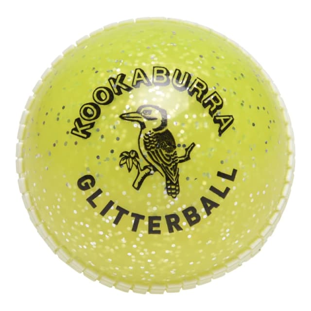 Kookaburra Sport Glitter Ball - Plastic - Junior Size Black/Green unisex Junior