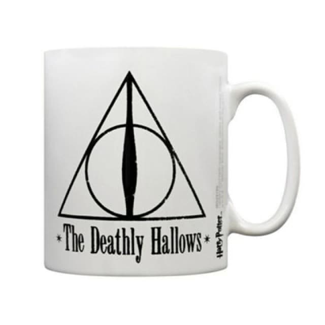 Harry Potter Master Of Death Mug White unisex