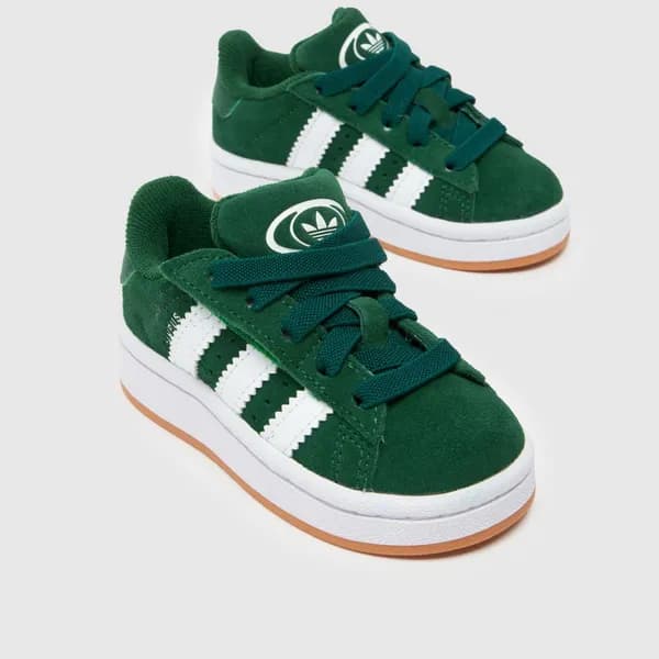 adidas dark green campus 00s Boys Toddler trainers Dark Green UK 7 (EU 24)