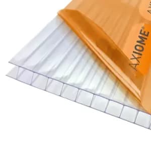 Axiome Clear 10mm Polycarbonate Twinwall Sheet 2100 x 1000mm