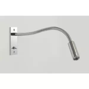 Astro Leo Switched - LED 1 Light Indoor Wall Reading Switched Light Polished Chrome